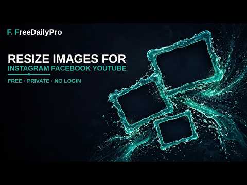 How to Resize Images for Instagram Facebook YouTube
