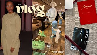 hectic 48h in NYC | first time at nyfw, fancy stay at baccarat, hinge date... a solo travel VLOG
