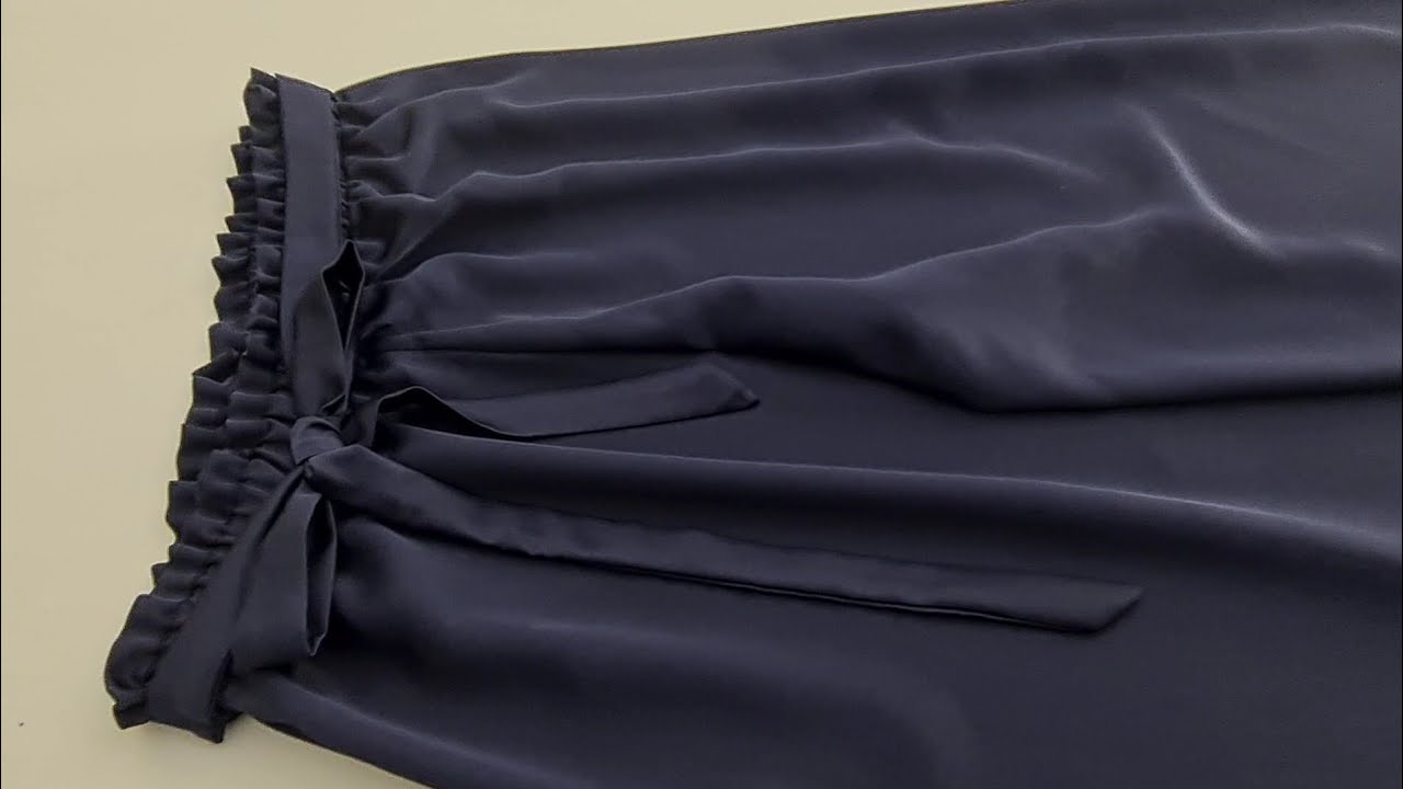 Раскрой и пошив очень практичных свободных брюк / Подходит для размеров 36-38-40