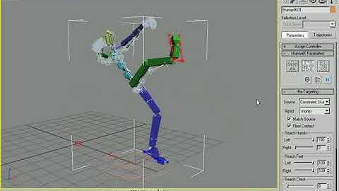 3D Buzz - 3Ds Max - Legacy Video Training: 06. Human IK Introduction - 08. Retargeting