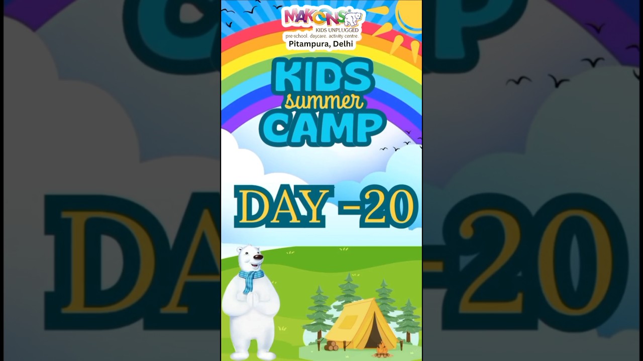 Day 20 of summer camp ✨️ 🏕 enjoyment with activities 😀 