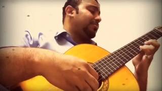Video thumbnail of "Classic guitar Rosa played by Ayman_aaj"