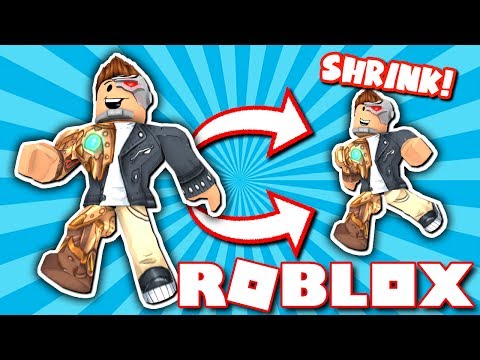 How To Shrink Your Roblox Character Youtube - the shrink lower roblox