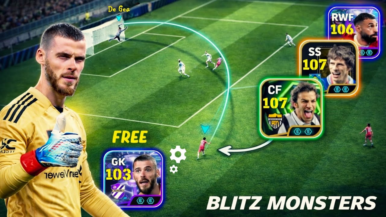BLITZ MONSTERS UNABLE TO BREAK THE [NEW FREE] SHOWTIME DE GEA…🧤| Efootball 2026🔥