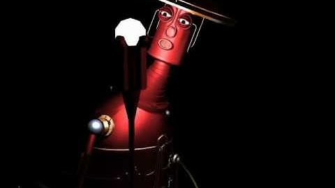 3DS MAX steampunk  robot