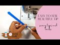 📌Easy to sew beautiful sleeves for you too | And cuff band with buttons on sleeves sewing hacks #6