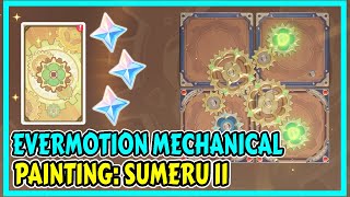 Evermotion Mechanical Invoker Painting: Sumeru 2 Gear Puzzle Event [Genshin Impact]