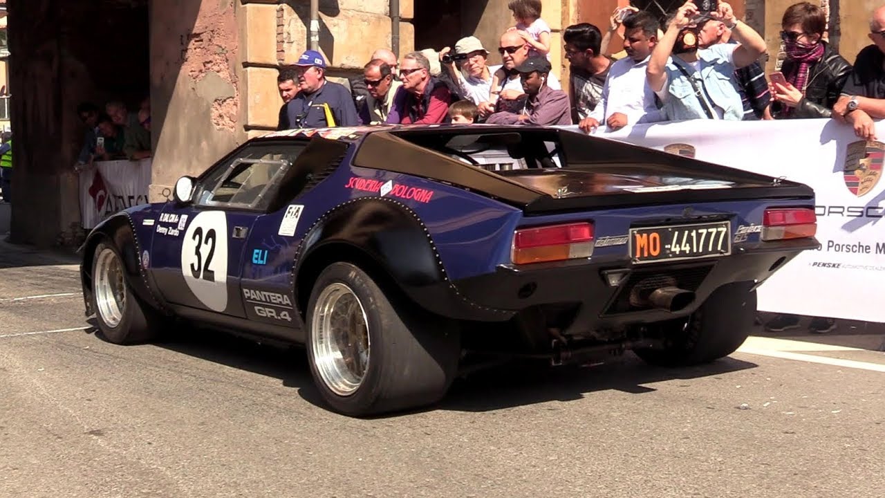 De Tomaso Pantera Gr.4 - Action, hillclimb, pure sound & on board