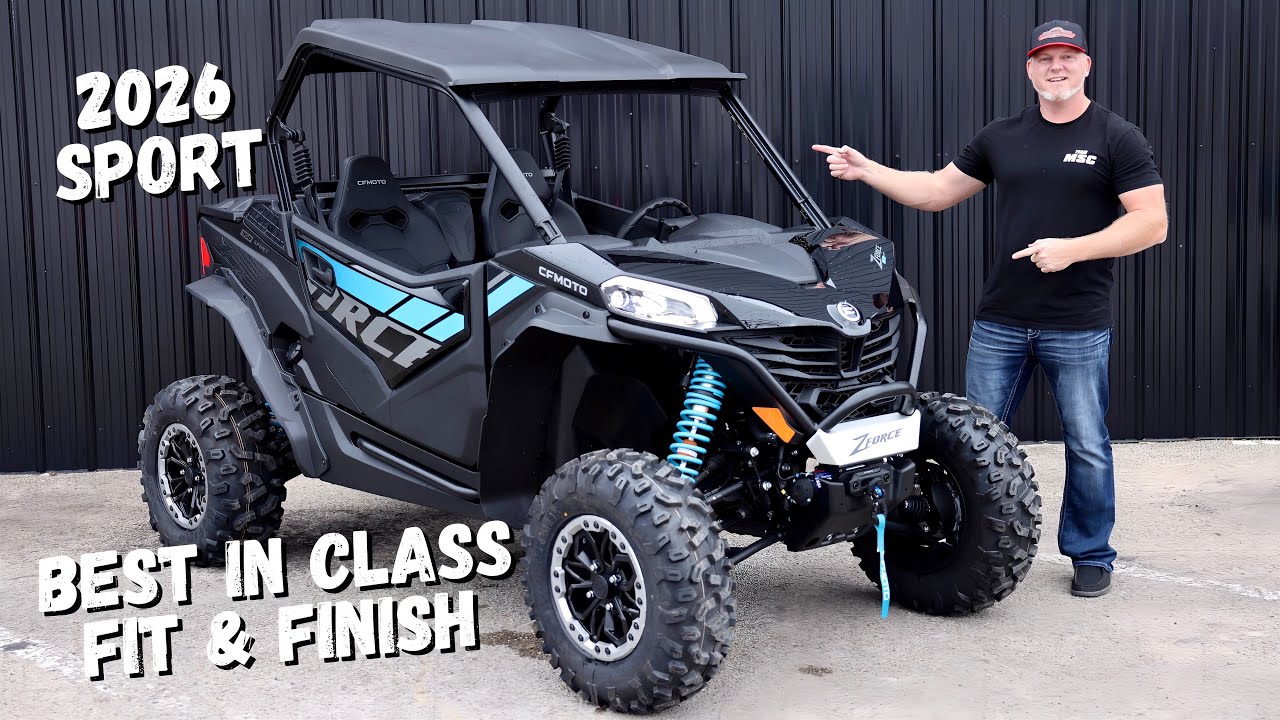 2026 CFMOTO ZFORCE 950 Sport Detailed Walk Around Review & Accessories
