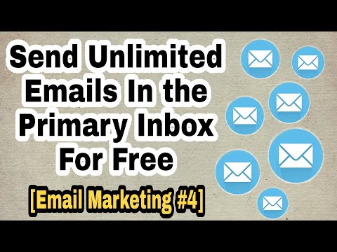 Email Marketing #4 - Send bulk emails for free directly in the inbox - Mass email sender