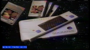 Vtech Socrates Video Game System Commercial - 1989