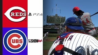 CINCINNATI REDS  CHICAGO CUBS | MLB THE SHOW 24