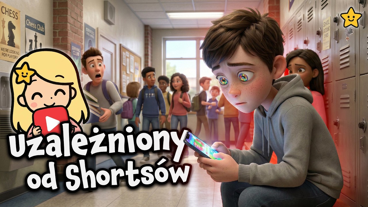 📱👀 Remik Uzależniony od Szortsów - Audiobook - Bajka edukacyjna na dobranoc 📱👀