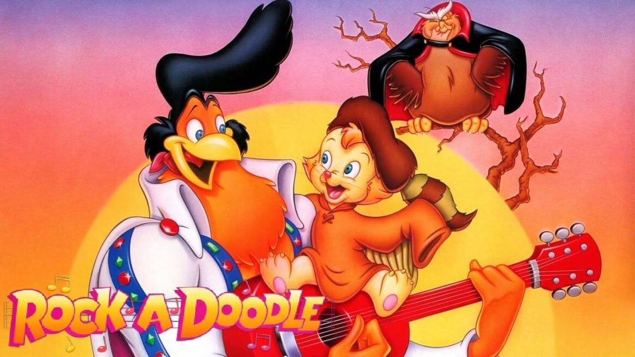 Rock-a-Doodle 1991 Animated Film | Glen Campbell, Christopher Plummer, Dee Wallace | Movie Review