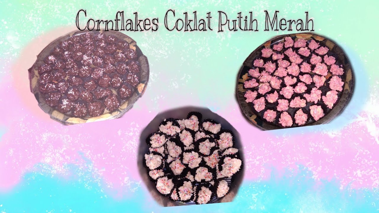 Cornflakes Coklat  Putih  Merah  Kue Lebaran yg setiap Tahun 