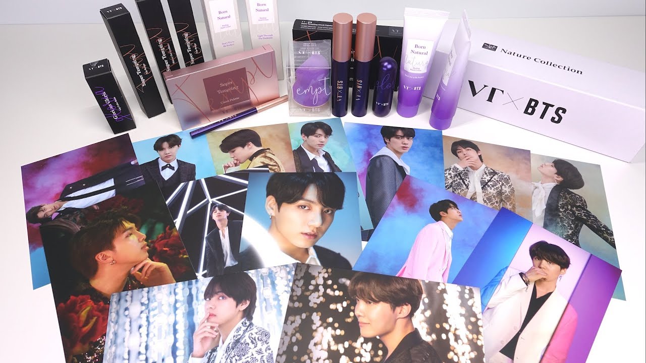 방탄소년단 화장품 사고 포토카드 받았어요! (feat.네이처컬렉션) BTS photo cards and cosmetics are so beautiful!!