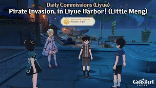Genshin Impact - Pirate Invasion, in Liyue Harbor! (Commission, The Finale with Little Meng)