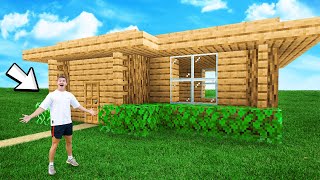 Ik Bouwde Een Minecraft Huis In Real Life! screenshot 4