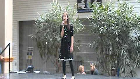 Kendall Roberts (12 yrs) singing "When I Look at Y...