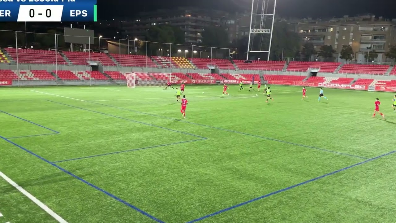 Juvenil Primera División Jornada 2 Terrassa FC C vs  Escola Pía A (3-1)
