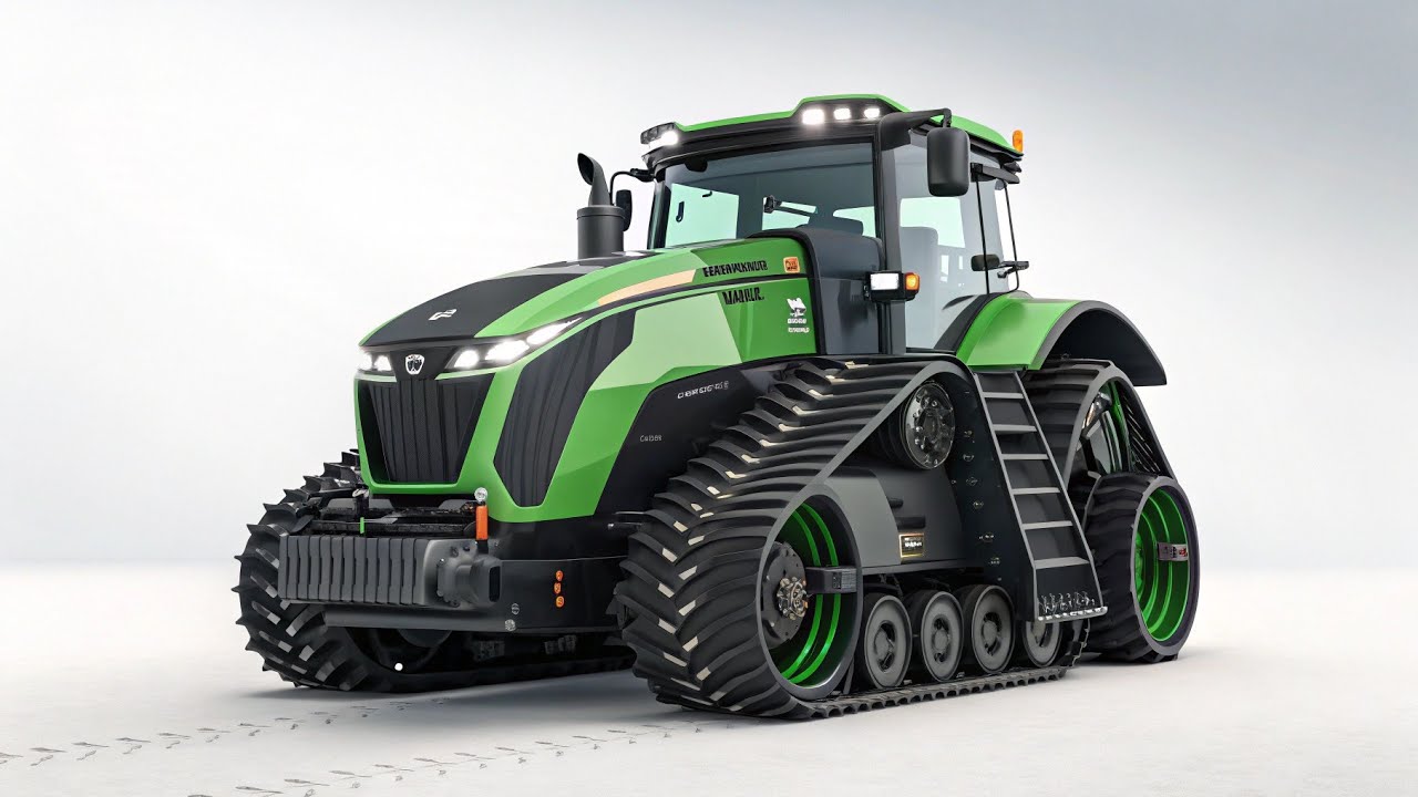 2027 Smart Tracked Tractor | Innovation in Modern Farming