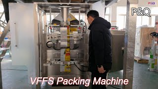 6.5kw 380v hffs vffs packing machine for pet dog food custom