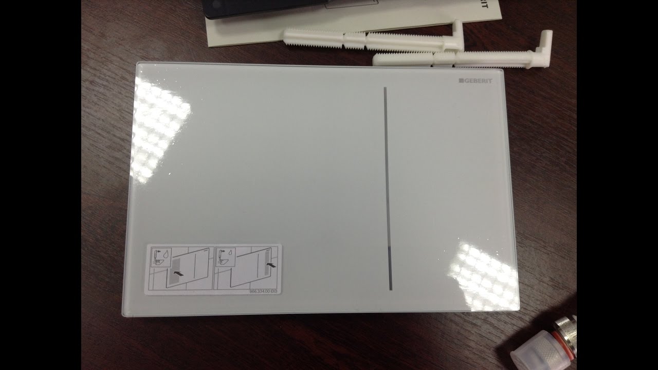 Unboxing Geberit Sigma70 115.620.SI.1 glas weiss
