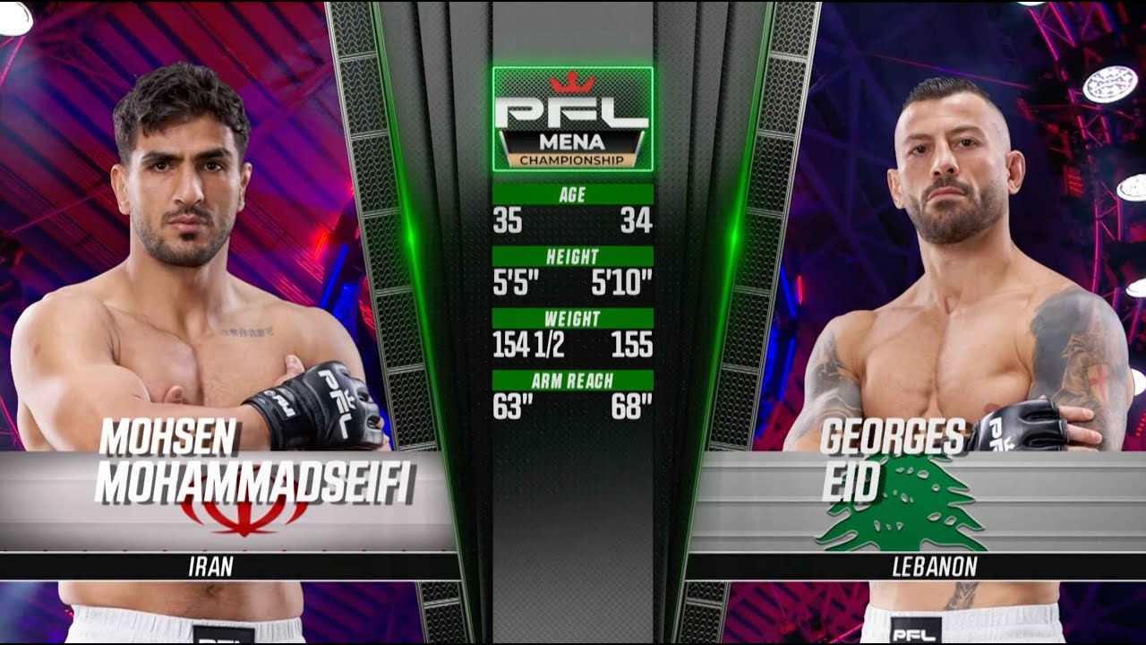 Mohsen Mohammadseifi VS Georges Eid | PFL MENA Championship 2024