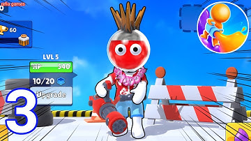 Dye Hard - Gameplay Walkthrough Part 3 New Weapon iOS/Android