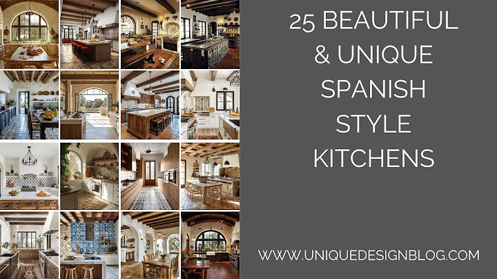 25 Beautiful & Unique Spanish Style kitchens