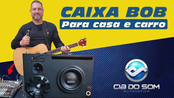 Caixa Bob Bluetooth Trio 1500 Watts Residencial Muito Forte