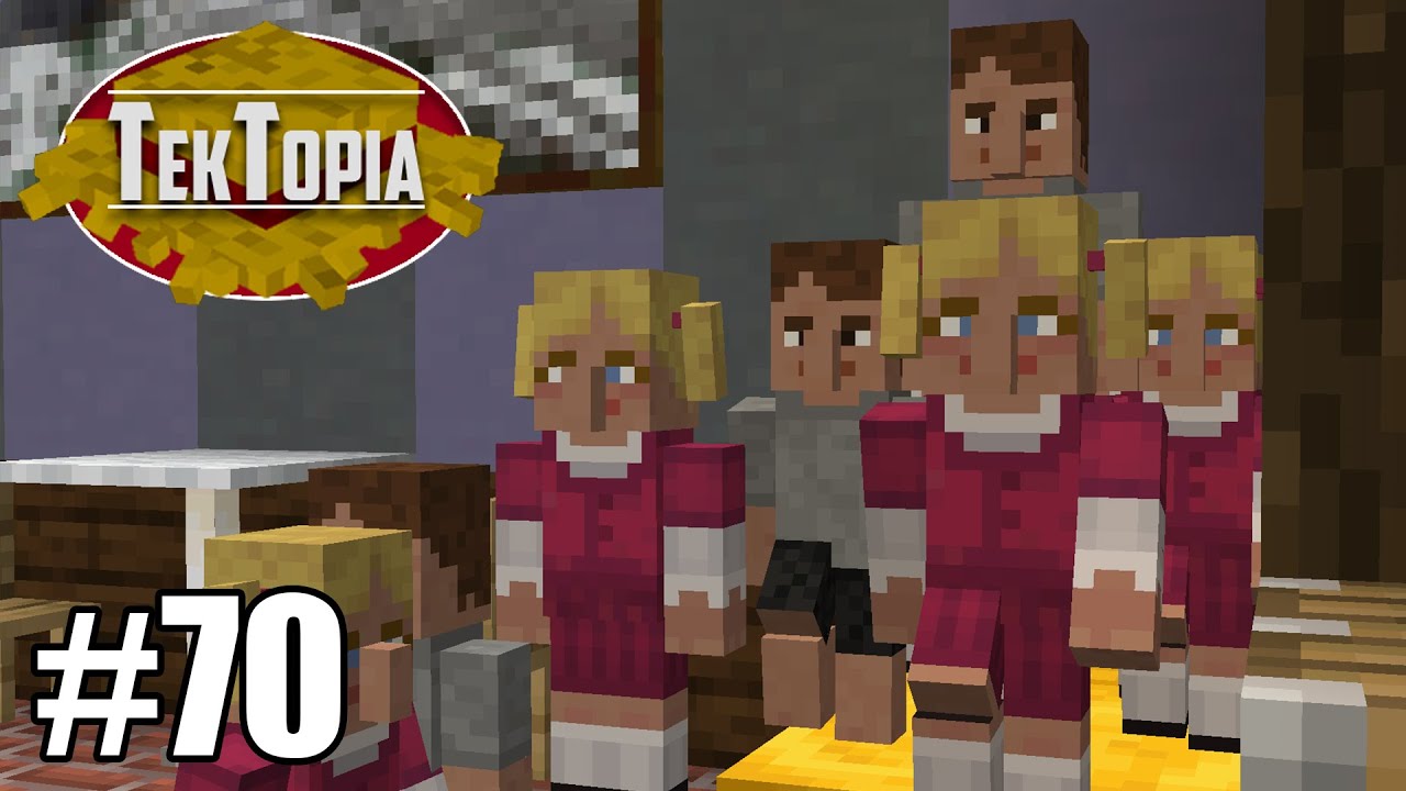 TekTopia 70 Population Boom! (Minecraft Villager Mod) YouTube