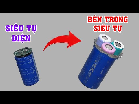 Video Hóa ra bên trong siêu tụ có cái này thảo nào tích điện... - youtube