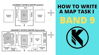 MAP FOR IELTS BAND 9 | IELTS 13 TEST 4 TASK 1