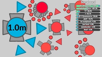 Diep.io | 1st FFA 1m on the channel