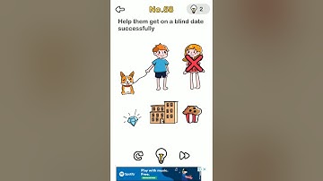 Brain Out - Level 58 - Help them get on a blind date successfully