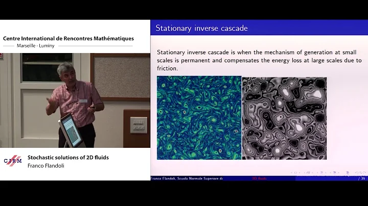 Franco Flandoli: Stochastic solutions of 2D fluids