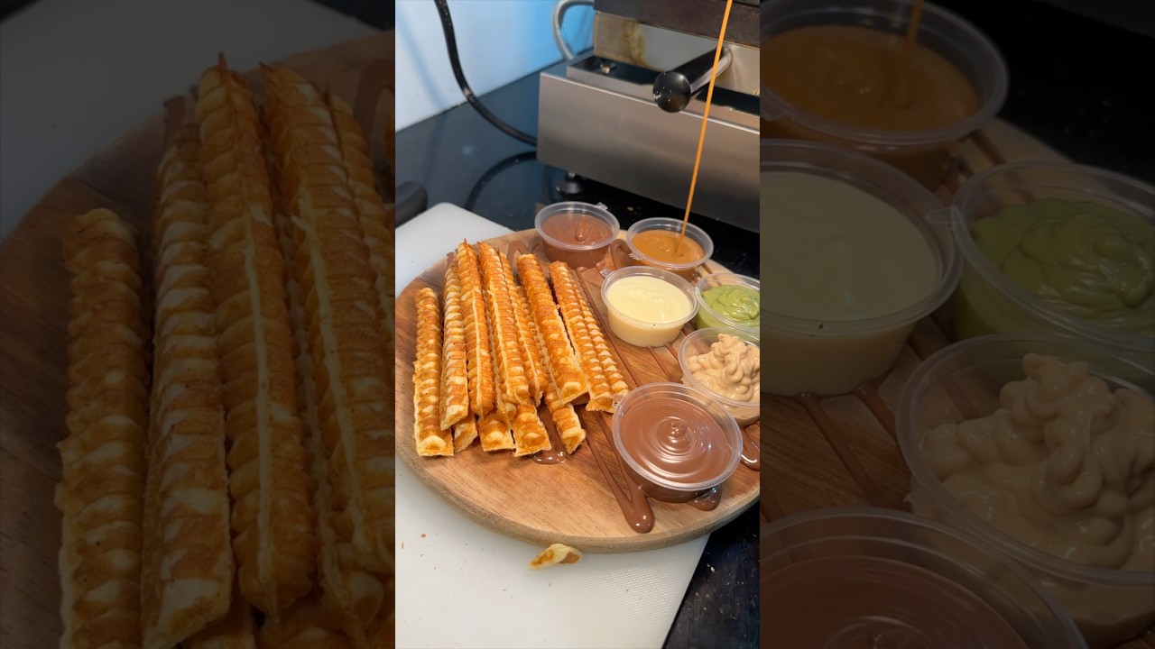 We will never get enough of these DESSERT WAFFLE FRIES from Crepe House NYC! 🧇🍟💦 #DEVOURPOWER