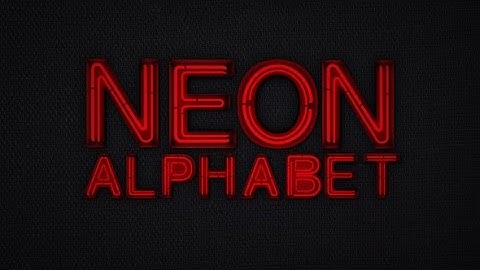 Neon Alphabet ( After Effects Project Files)