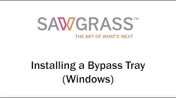 HOW TO: Install Bypass Tray (Windows)