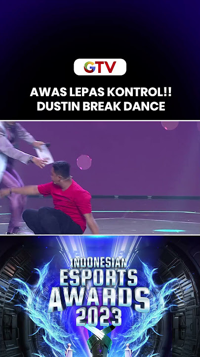 HARUS DIJAGAIN!! Dustin Break Dance Di Depan Marion Jola #Shorts #IndonesianEsportsAwards2023