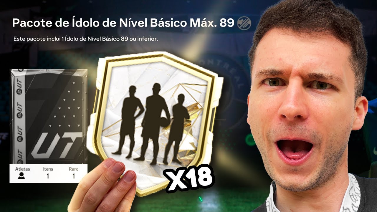 X18 PACKS DO DME ICON MÁX 89 🔥 TIREI UM ICON QUE VALE MAIS DE 1 MILHÃO 🤑🤑 EA FC 24 ULTIMATE TEAM
