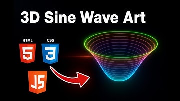 Learn 3D Sine Wave Animation Step by Step | HTML CSS JS