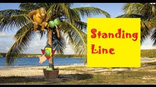 Learn to write basics: How to Draw a Standing Line