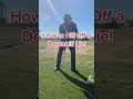 How to Hit Off of DownHill Lie Golf Shot!