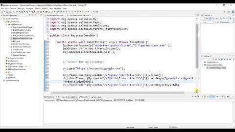 How to automate KeyPress Using Selenium WebDriver