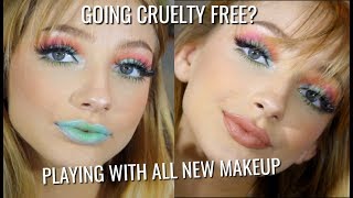 I'm Going Cruelty-Free Colorful Cut-Crease Look | Hannah Blair