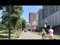 Boston Travel in Summer - Subway, Boston Common, and Downtown Crossing | Walking Tour Series