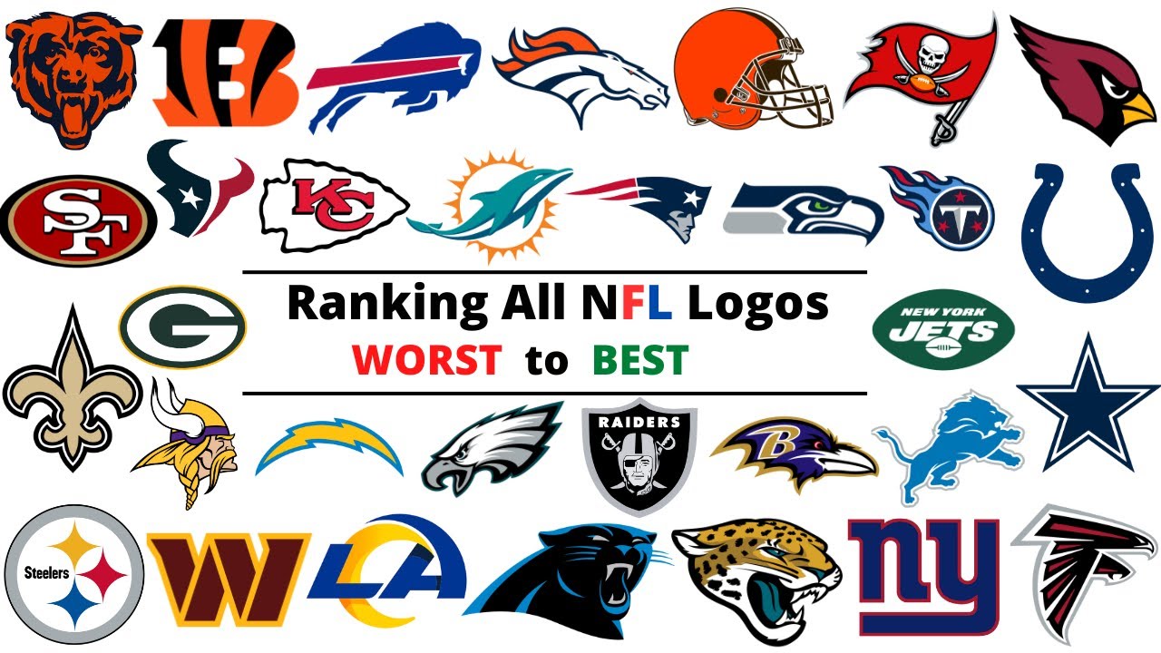 Ranking All NFL Logos WORST to BEST! YouTube