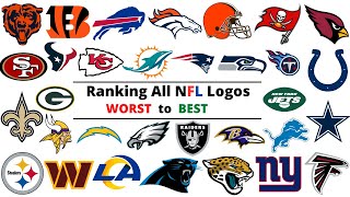 Ranking All NFL Logos WORST to BEST!
